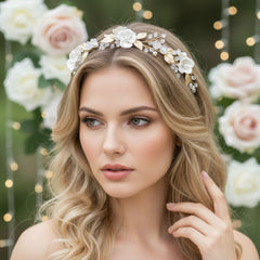 ATHENA COLLECTION - LUXE MINI HAIR VINE - HP224 GOLD