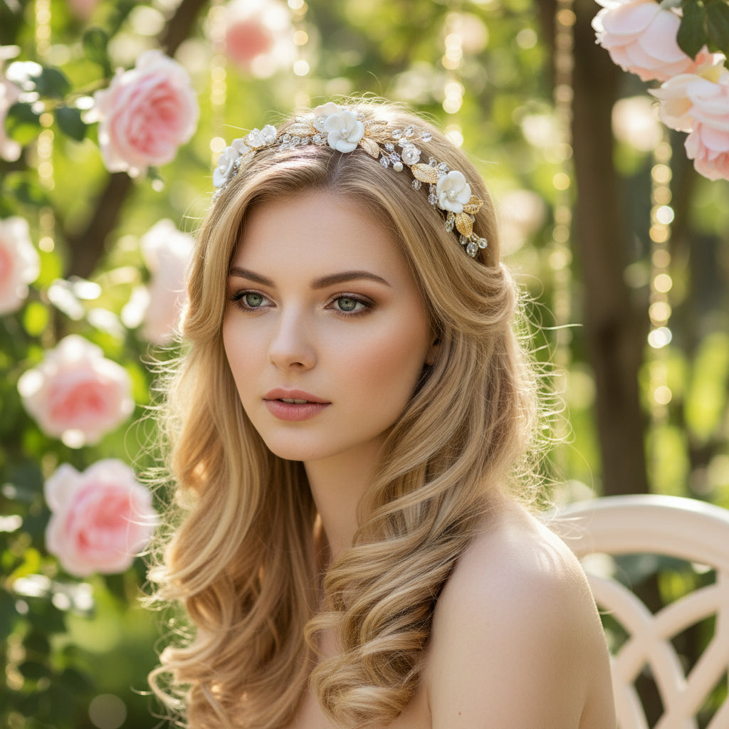 ATHENA COLLECTION - LUXE MINI HAIR VINE - HP224 GOLD