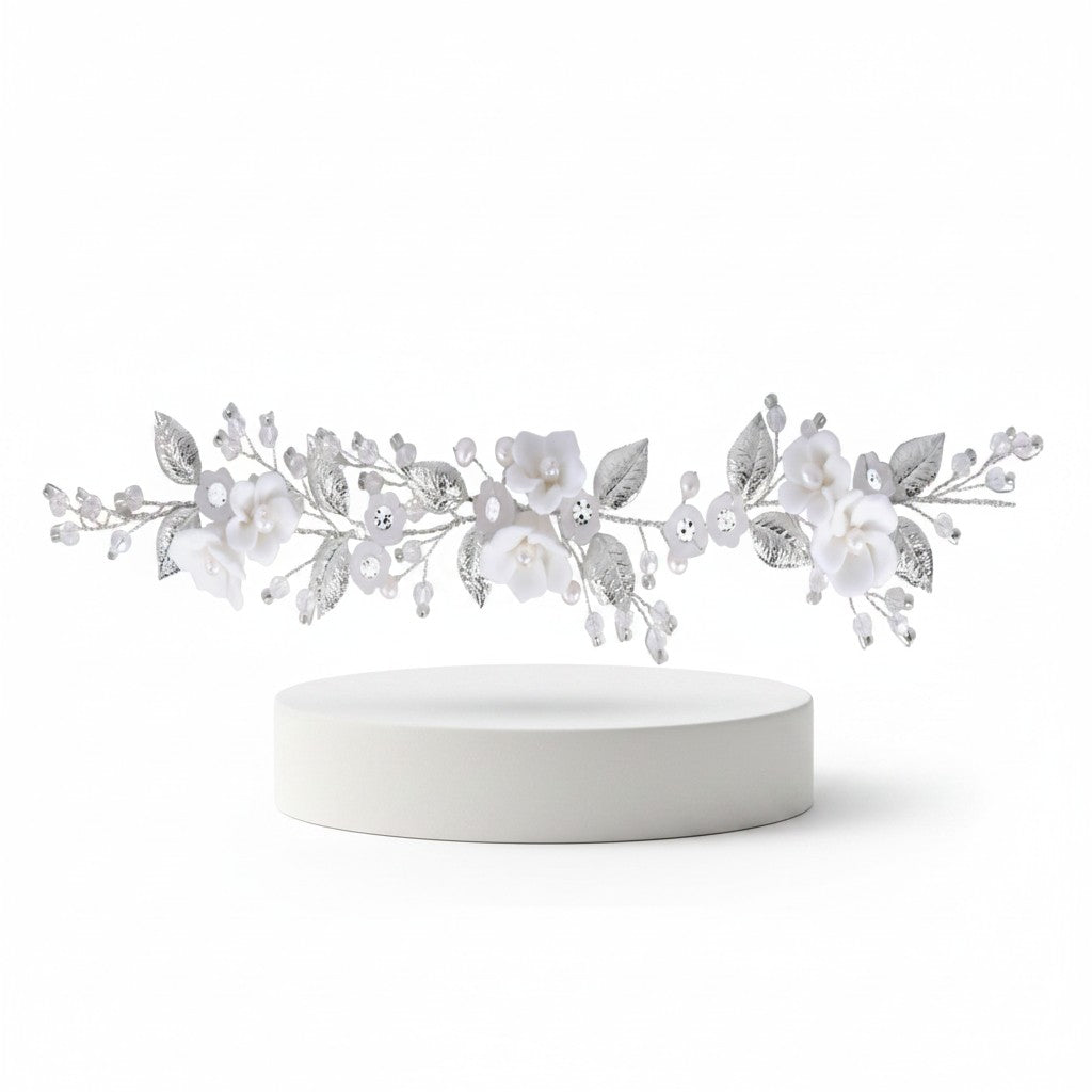 ATHENA COLLECTION - LUXE MINI HAIR VINE - HP224 SILVER