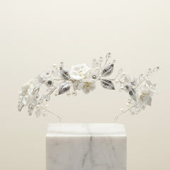 ATHENA COLLECTION - LUXE MINI HAIR VINE - HP224 SILVER