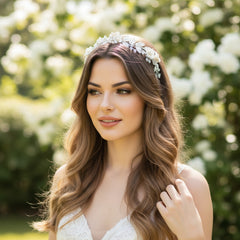 ATHENA COLLECTION - LUXE MINI HAIR VINE - HP224 SILVER