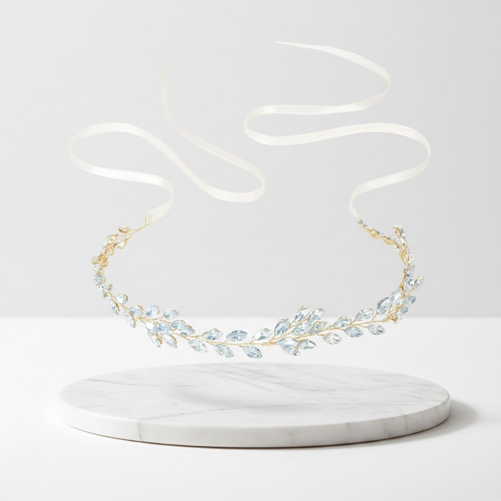 ATHENA COLLECTION - BLUE SPARKLE VINE - HP192 GOLD