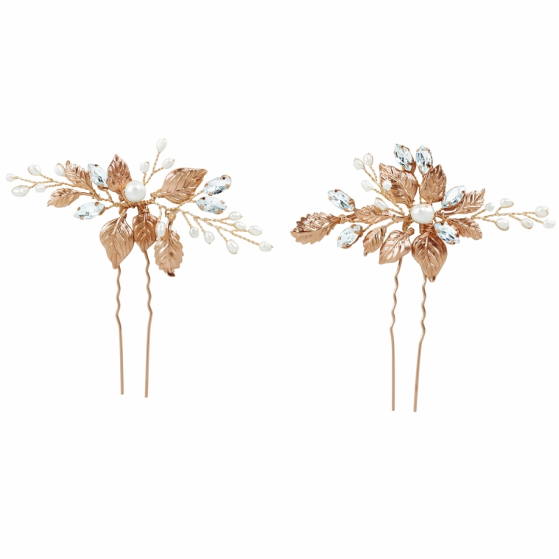 ATHENA COLLECTION - GOLD DEVINE HAIR PINS - HAIR PIN 71 GOLD (PAIR)