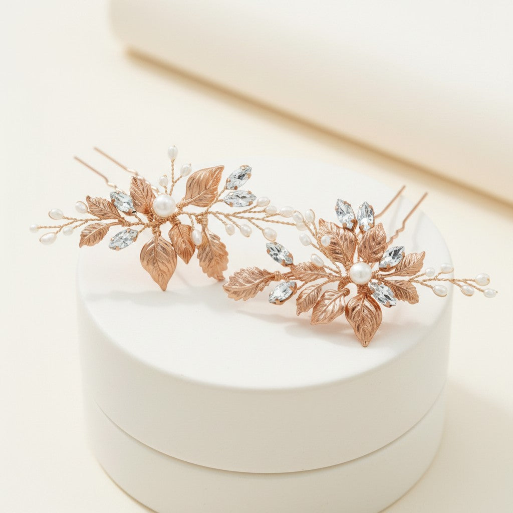 ATHENA COLLECTION - GOLD DEVINE HAIR PINS - HAIR PIN 71 GOLD (PAIR)