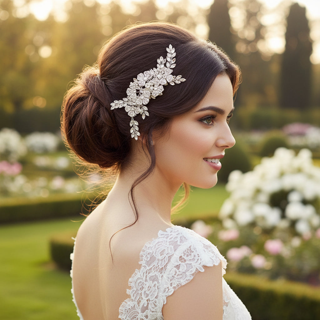 ATHENA COLLECTION - GLAM STARLET HAIR COMB - HC271 ROSE GOLD
