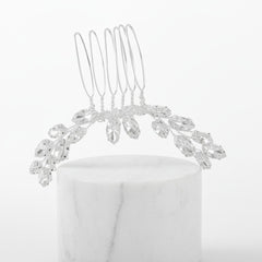 ATHENA COLLECTION - EXQUISITE CRYSTAL COMB - HC280 SILVER