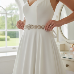 ATHENA COLLECTION - EXQUISITE WEDDING BELT 14 - GOLD