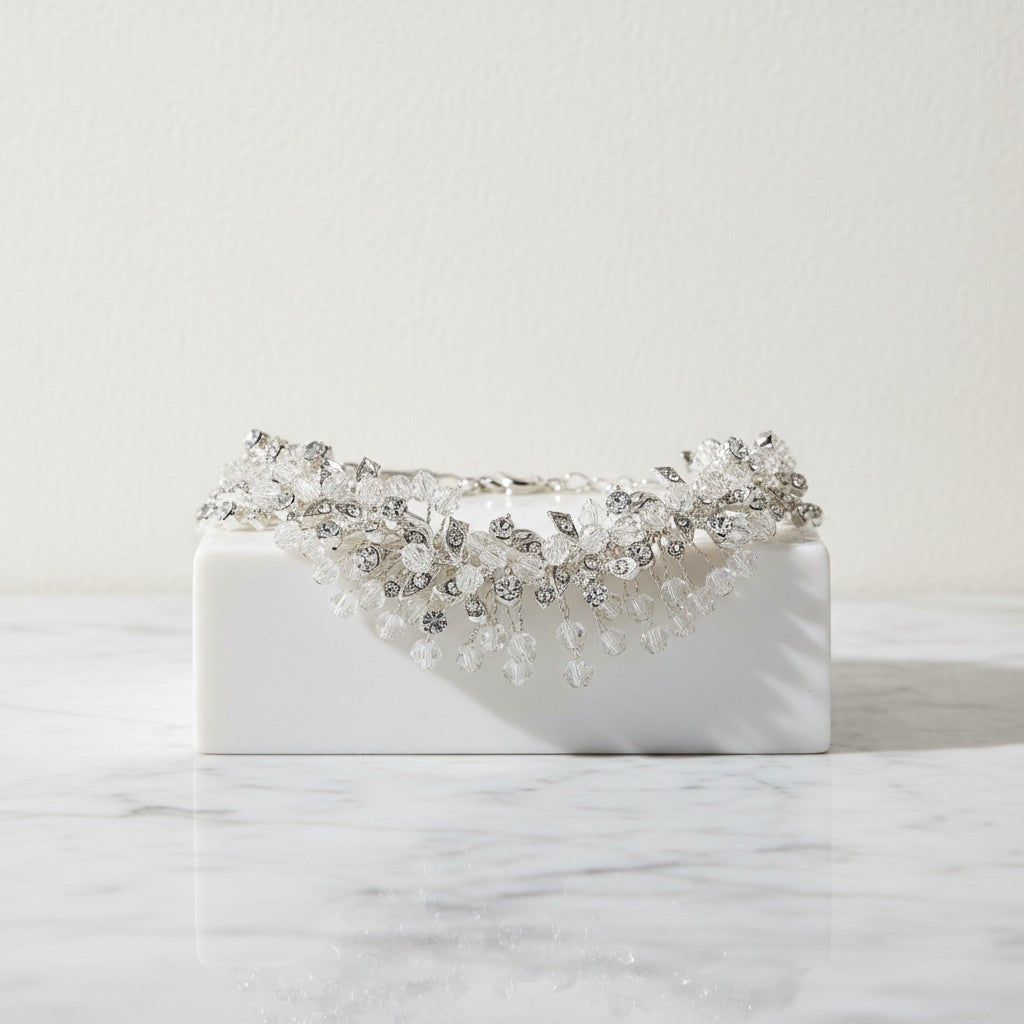 ATHENA COLLECTION - CRYSTALLURE BRACELET - BR149 SILVER
