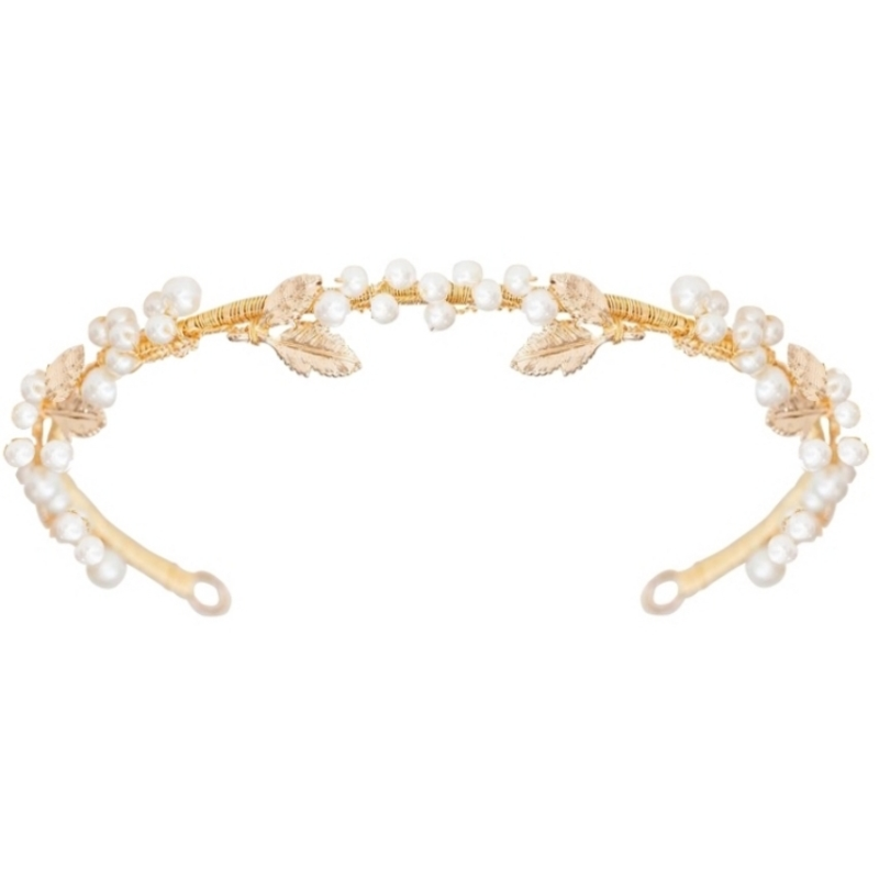ATHENA COLLECTION - DIVINE VINE HEADBAND - AHB170 GOLD