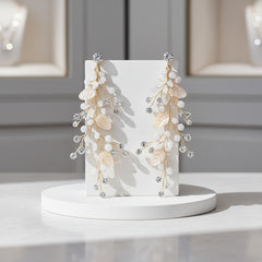 ATHENA COLLECTION - EXQUISITE DECADENT EARRINGS -CZER722 GOLD