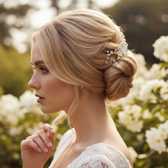 ATHENA COLLECTION - EXQUISITE HAIR PIN - PIN74 GOLD