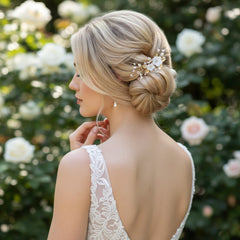 ATHENA COLLECTION - EXQUISITE HAIR PIN - PIN74 GOLD