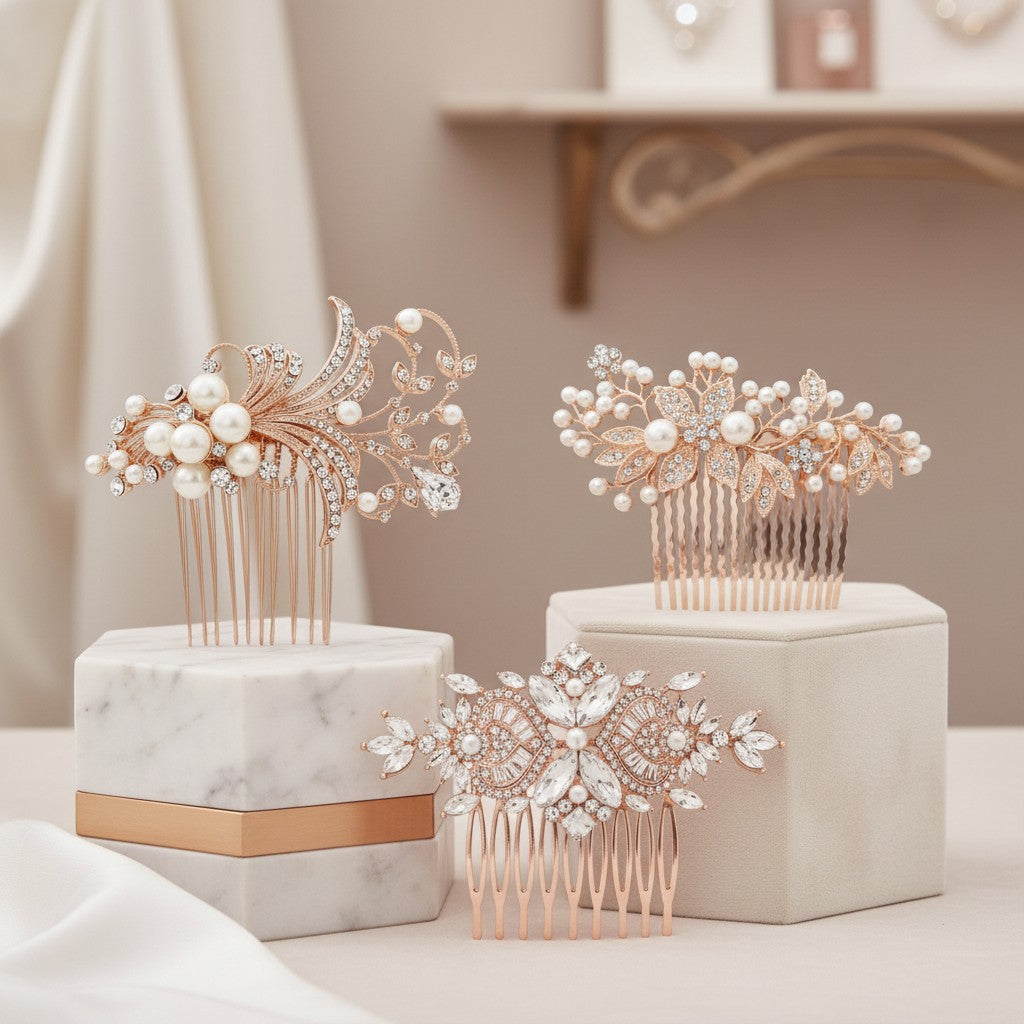 ATHENA COLLECTION - ROSE GOLD COMB COLLECTION 1