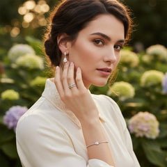 Cubic Zirconia Collection - Classic Sparkle Earrings - CZER390