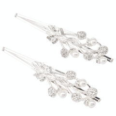 ATHENA COLLECTION - PEARL HAIR CLIPS - CLIP773