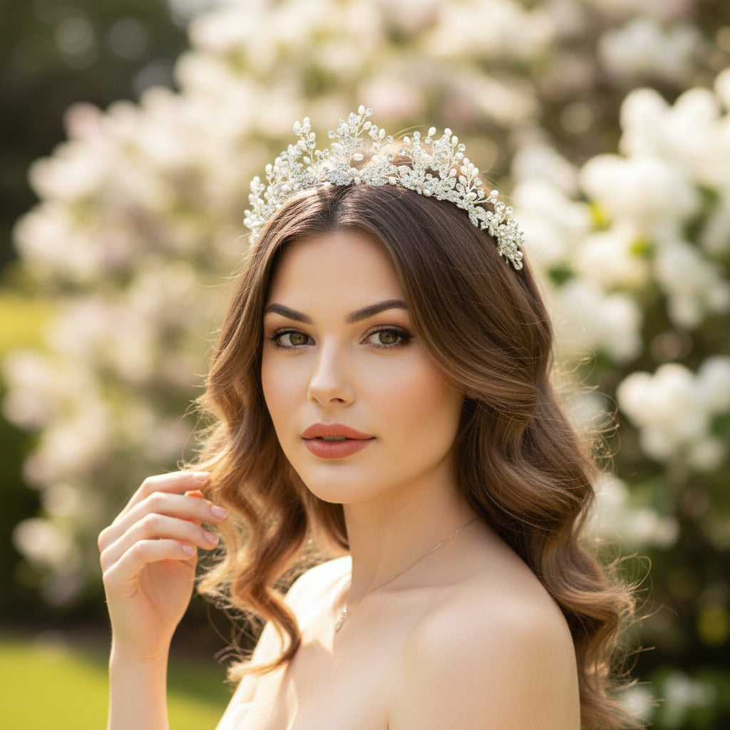 ATHENA COLLECTION - GRACEFUL BEAUTY TIARA- AHB187