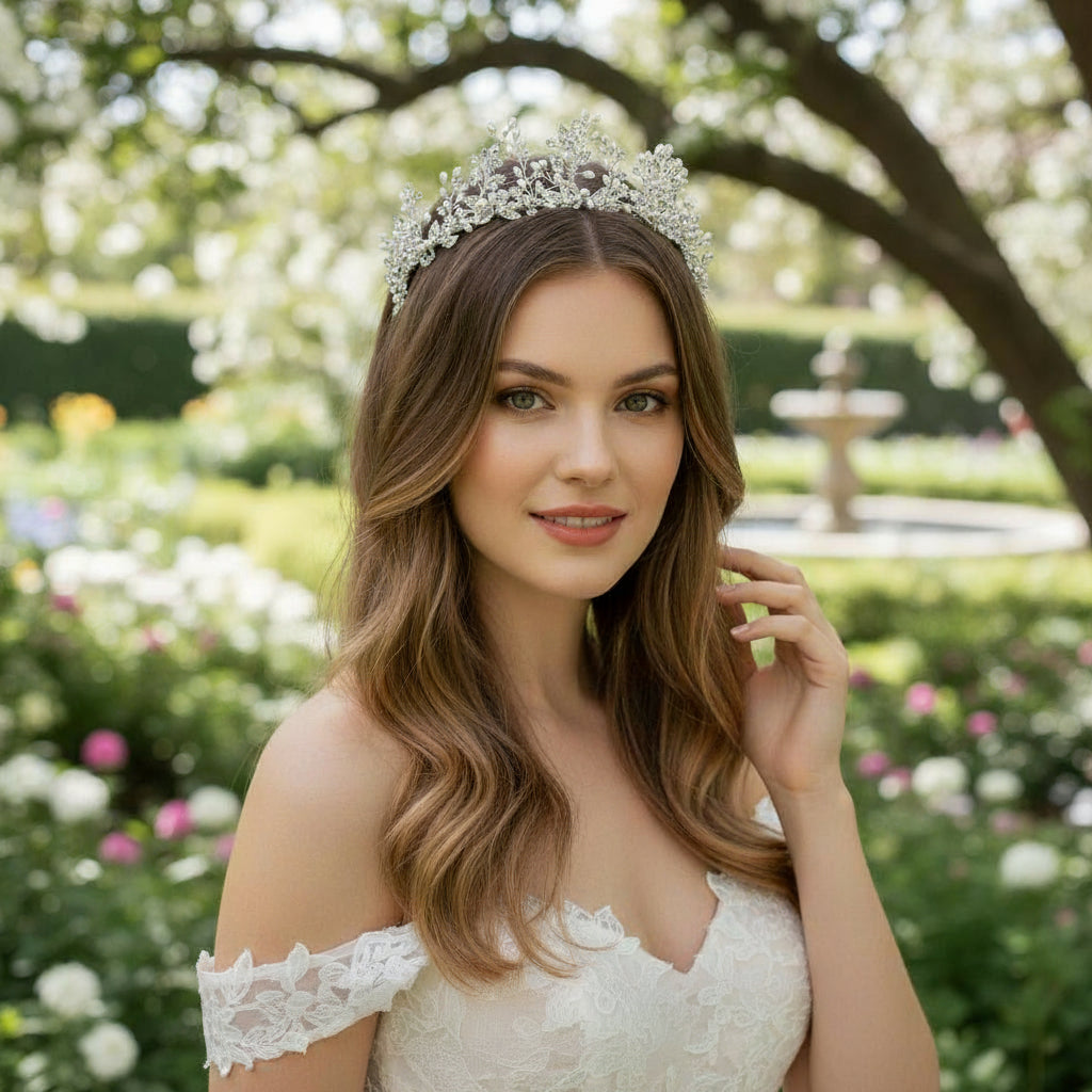 ATHENA COLLECTION - GRACEFUL BEAUTY TIARA- AHB187