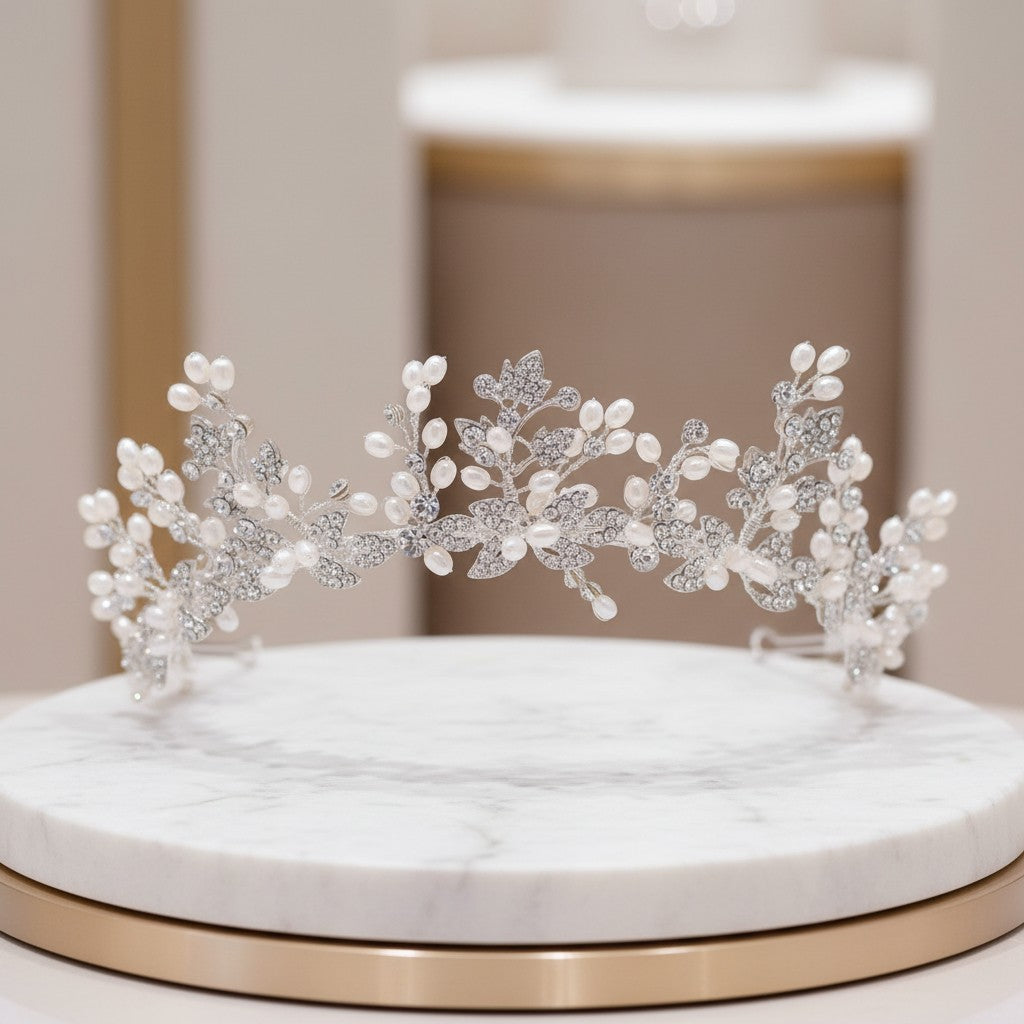 ATHENA COLLECTION - GRACEFUL BEAUTY TIARA- AHB187