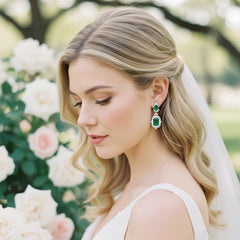 CUBIC ZIRCONIA COLLECTION - HEIRLOOM EARRINGS - CZER762