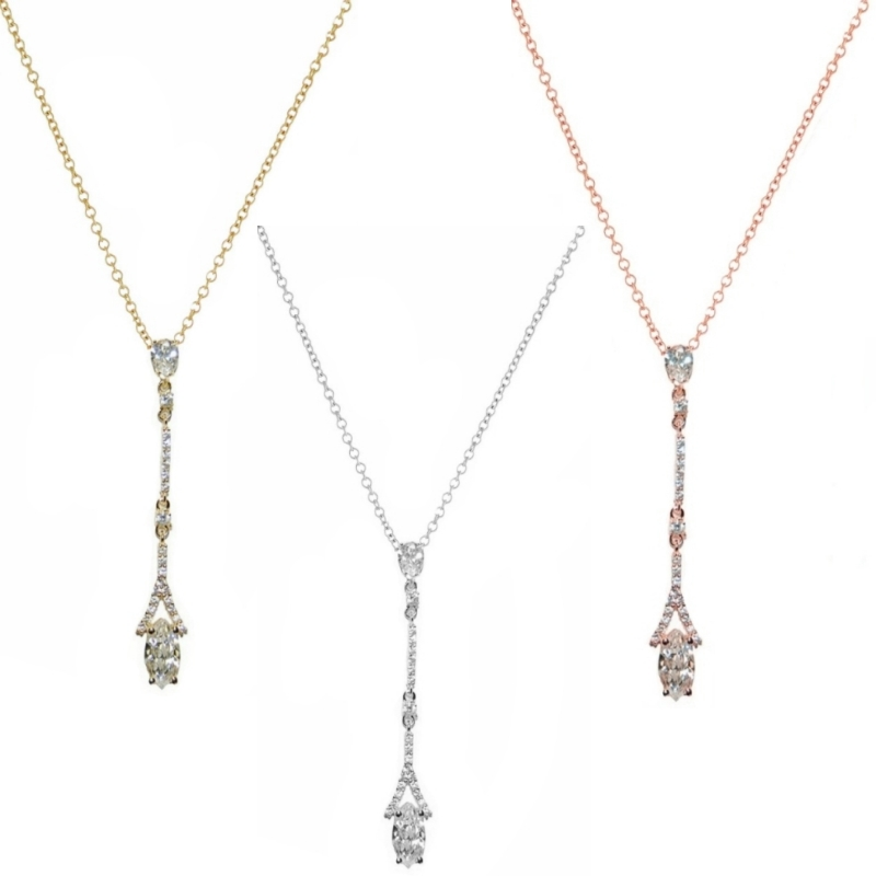 CUBIC ZIRCONIA COLLECTION - CHIC NECKLACE COLLECTION - CZNK220