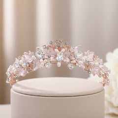 ATHENA COLLECTION - DIVINE TIARA - AHB139 ROSE GOLD