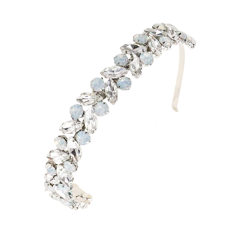 ATHENA COLLECTION - STARLET CHIC CRYSTAL HEADBAND - AHB188 OPAL