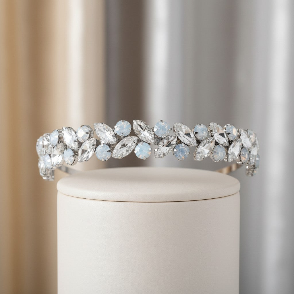 ATHENA COLLECTION - STARLET CHIC CRYSTAL HEADBAND - AHB188 OPAL