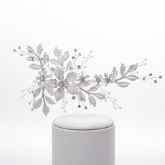 ATHENA COLLECTION - EXQUISITE CRYSTAL HEADPIECE - HC289 SILVER
