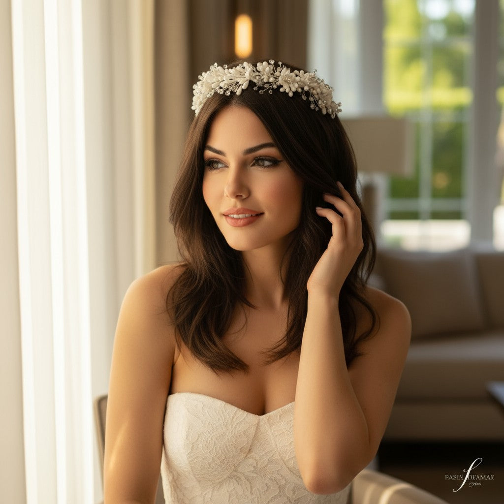 ATHENA COLLECTION - ENCHANTING HAIR VINE - HP240 SILVER
