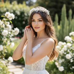 ATHENA COLLECTION - ENCHANTING HAIR VINE - HP240 SILVER