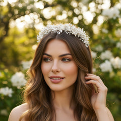 ATHENA COLLECTION - ENCHANTING HAIR VINE - HP240 SILVER