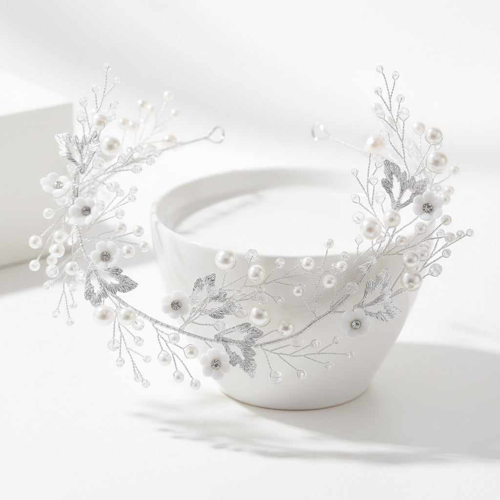 ATHENA COLLECTION - BOHO CHIC HAIR VINE - HP242 SILVER