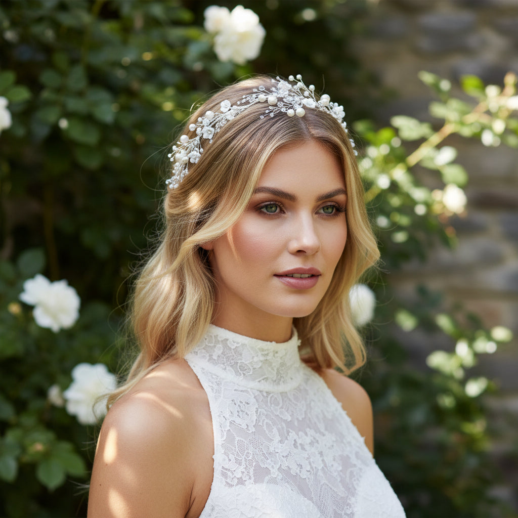 ATHENA COLLECTION - BOHO CHIC HAIR VINE - HP242 SILVER