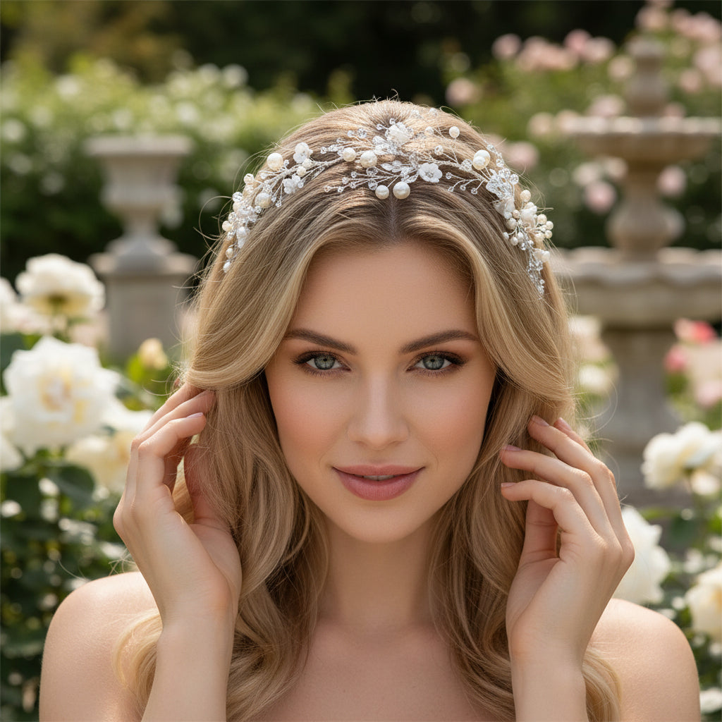 ATHENA COLLECTION - BOHO CHIC HAIR VINE - HP242 SILVER