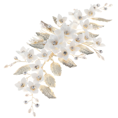 ATHENA COLLECTION -VINTAGE GLAM GOLD HAIR COMB - HC292 GOLD