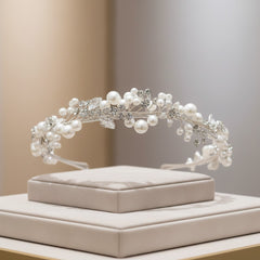 ATHENA COLLECTION - SIMPLY CHIC VINE HEADBAND - AHB194 SILVER