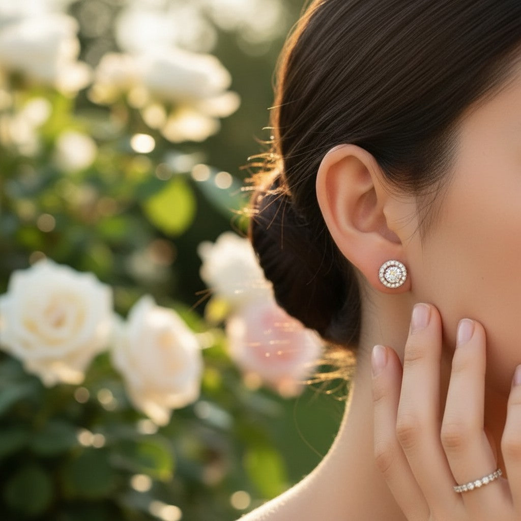 CUBIC ZIRCONIA COLLECTION - SPARKLE STUD COLLECTION