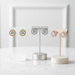 CUBIC ZIRCONIA COLLECTION - SPARKLE STUD COLLECTION