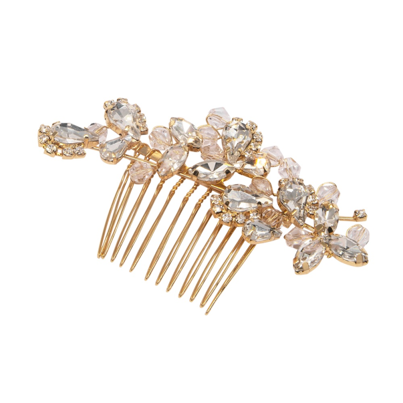 ATHENA COLLECTION - ETERNALLY CHIC COMB - GOLD HC240