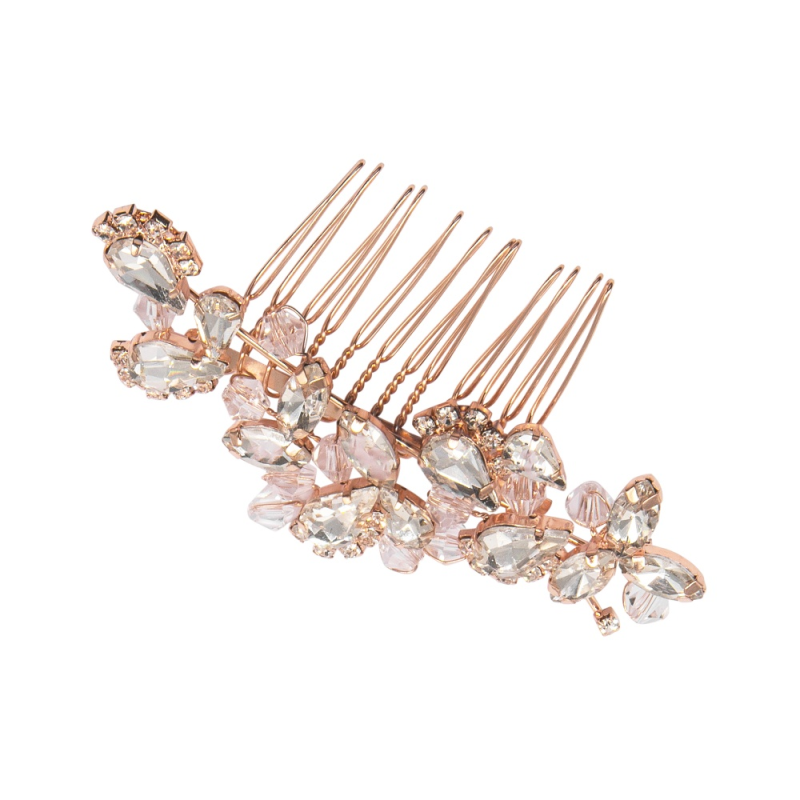 ATHENA COLLECTION - ETERNALLY CHIC COMB - ROSE GOLD HC240