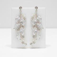 ATHENA COLLECTION - DIVINE LEAF EARRINGS - CZER641