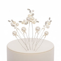 ATHENA COLLECTION - GLAM HAIR PIN COLLECTION - PIN 57  SILVER