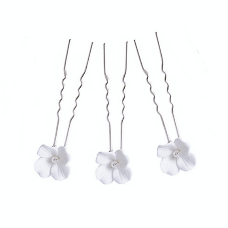 ATHENA COLLECTION - CHIC HAIR PINS - SILVER -PIN 59