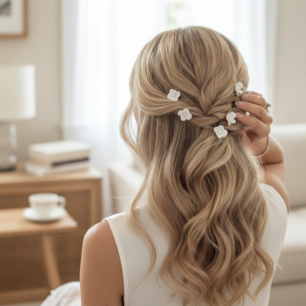 ATHENA COLLECTION - CHIC HAIR PINS - SILVER -PIN 59