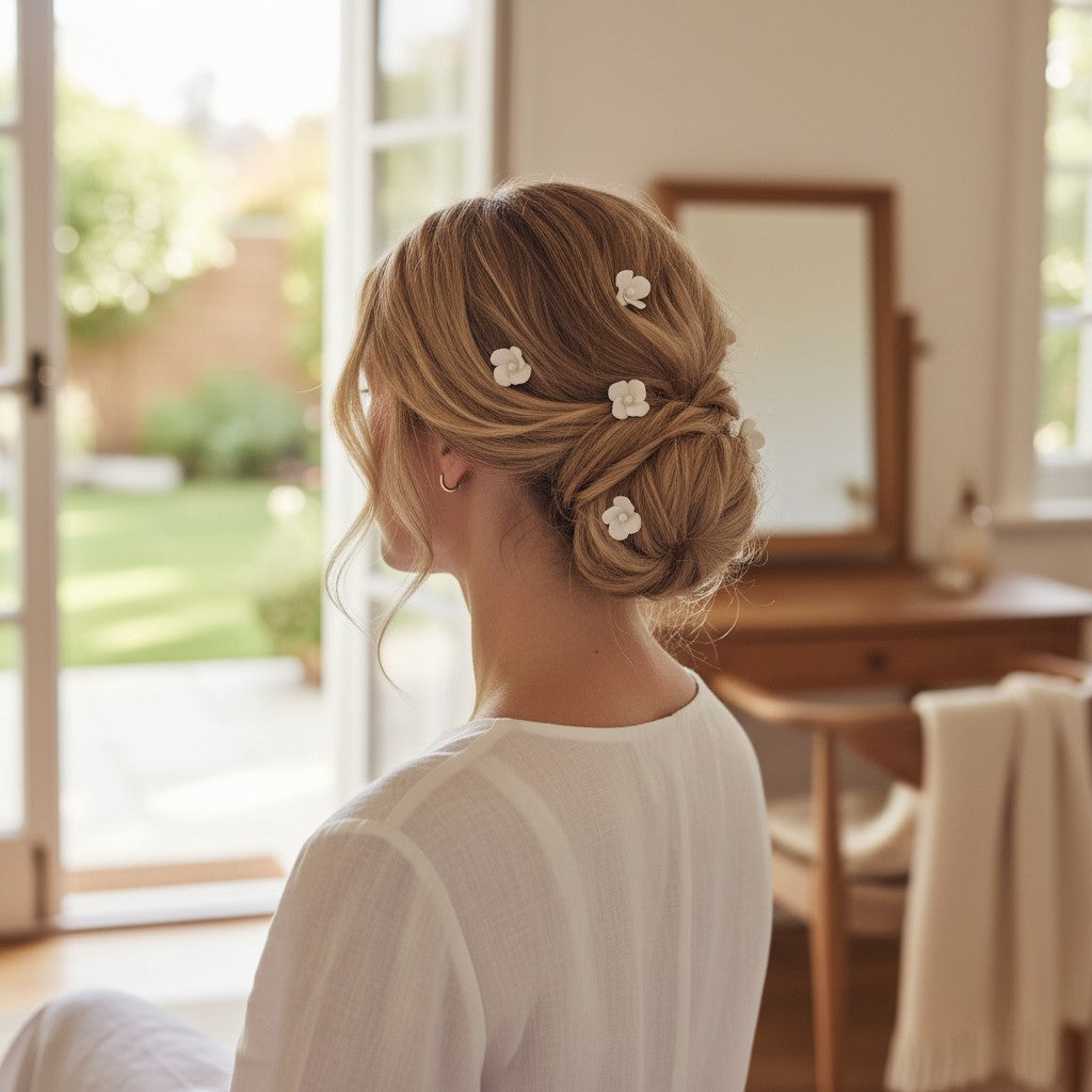ATHENA COLLECTION - CHIC HAIR PINS - SILVER -PIN 59