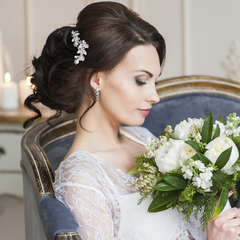 ATHENA COLLECTION - ETERNALLY CHIC COMB - HC240 SAPPHIRE