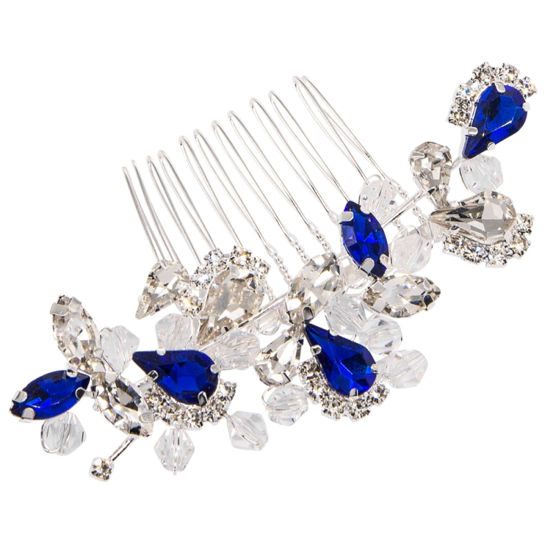 ATHENA COLLECTION - ETERNALLY CHIC COMB - HC240 SAPPHIRE