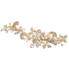 SASSB COLLECTION - ELISE EXQUISITE HEADPIECE -HC31- 14K GOLD