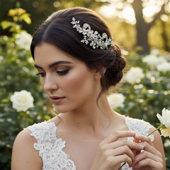 SASSB COLLECTION - ELISE EXQUISITE HEADPIECE -HC31- 14K GOLD