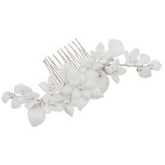 ATHENA COLLECTION - ALLURE HAIR COMB - HC249 SILVER